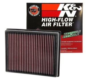Ford Fusion Performance Air Intake - K&N Engineering - High-Flow Air Filter - `13-`19